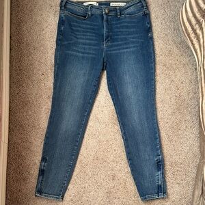 Anthropologie High Rise Blue Jeans